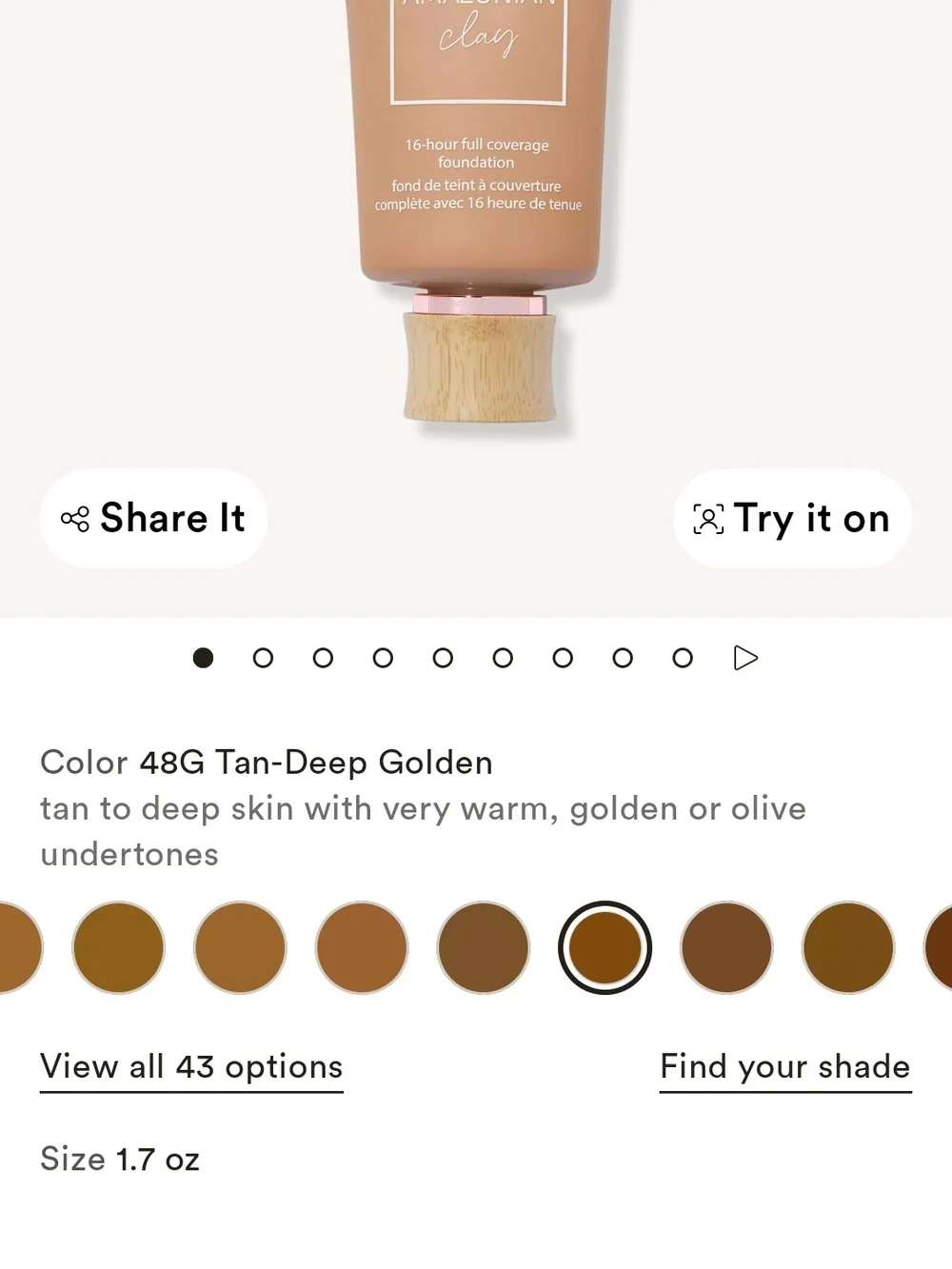 Tarte Amazonian Clay Foundation Trio